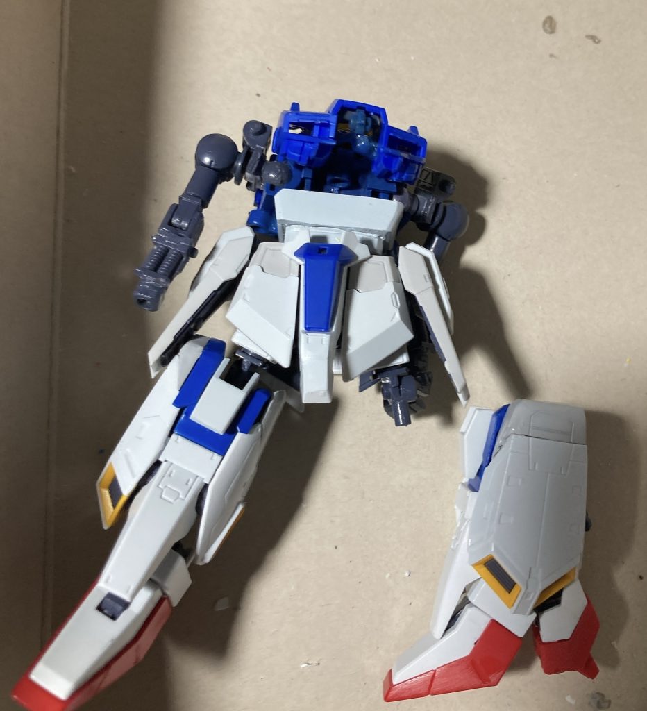 ざっくり塗装したところ加工した部分がうまくいったのでそのまま進行