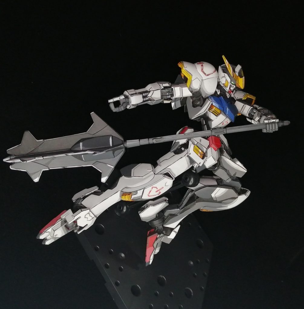 バルバトス アニメ塗り イラスト風模型–2枚目/制作者：p.e.n.n.y.1