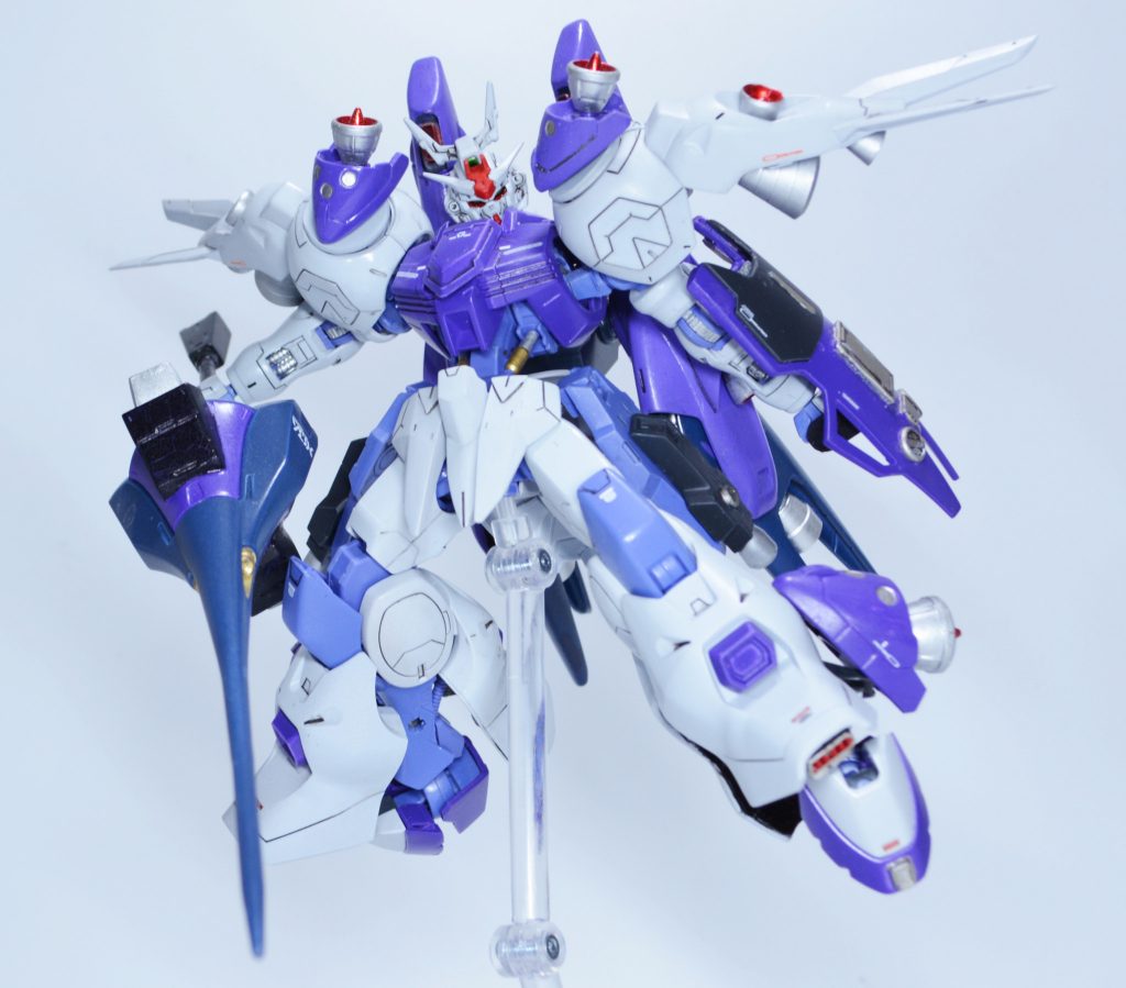 ジムスナイパーの盾を改造して持たせてます!ランスといえば盾ですよね!