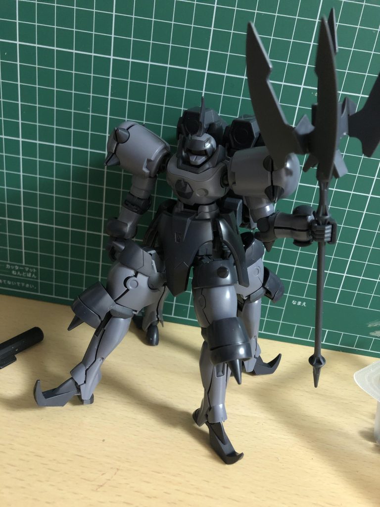 素組みエルドラ、足の合わせ処理大変だった💦