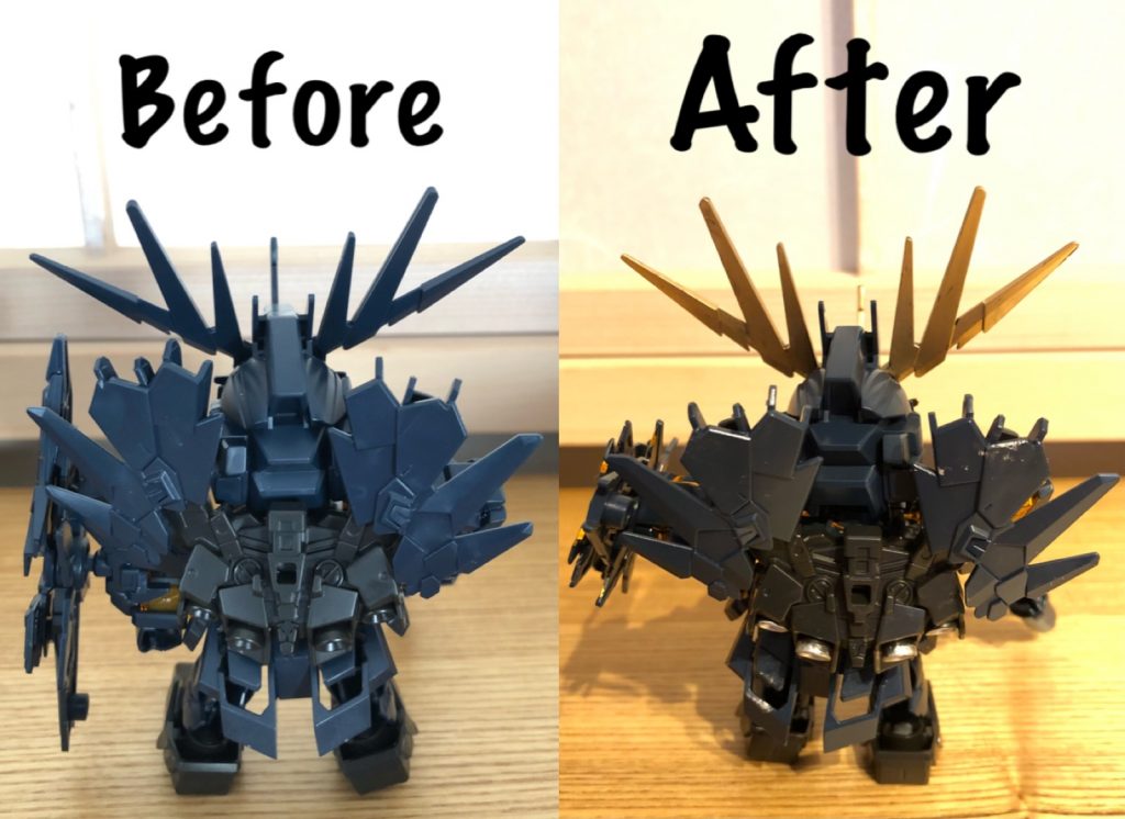 背面のビフォーアフター