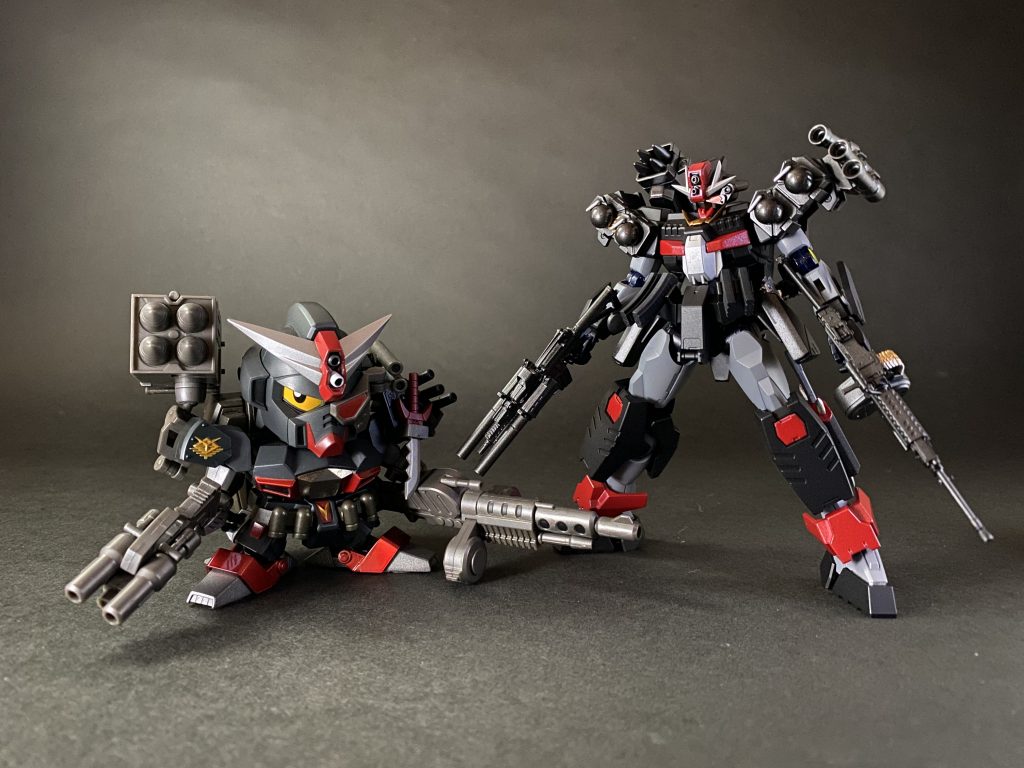 元ネタのSDXヘヴィ・ウェポン コマンドガンダムと。