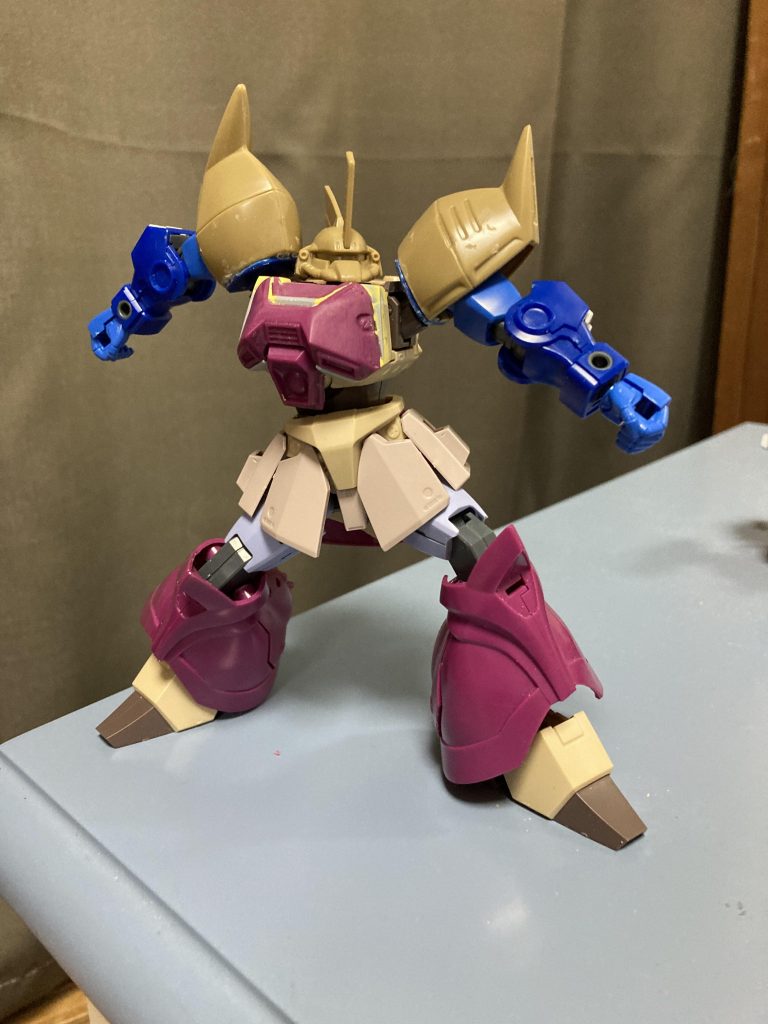 ミキシングの初期状態ですこの時は腕がドムR35ですねガルバルディリベイクギャンリバイブドムR35ゲルググマリーネライターのミキシングです