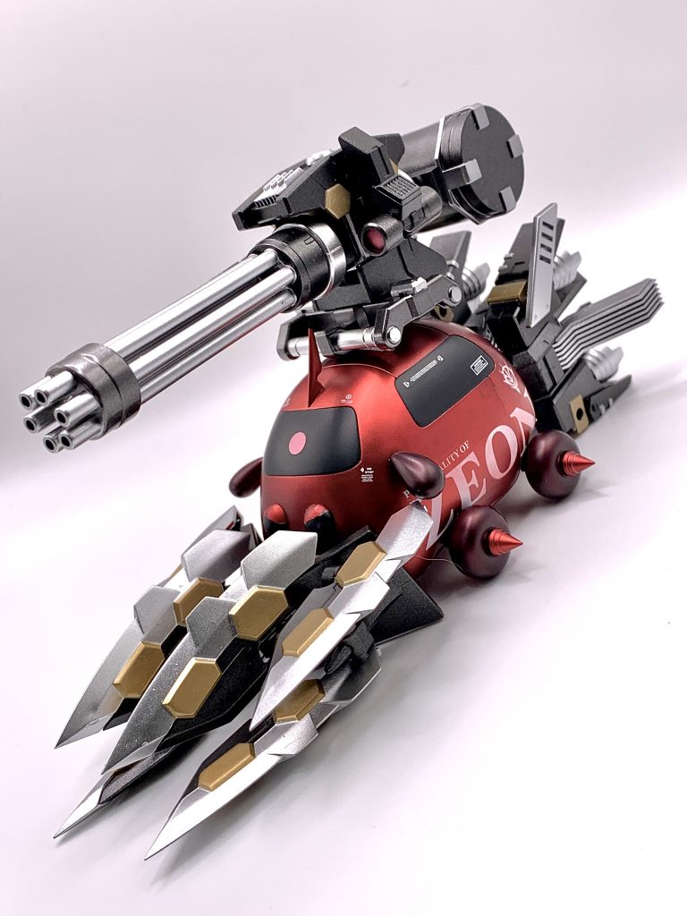 そして前方のブレードガトリングガン後方のマフラーを大型化&ハイディテールに変更！