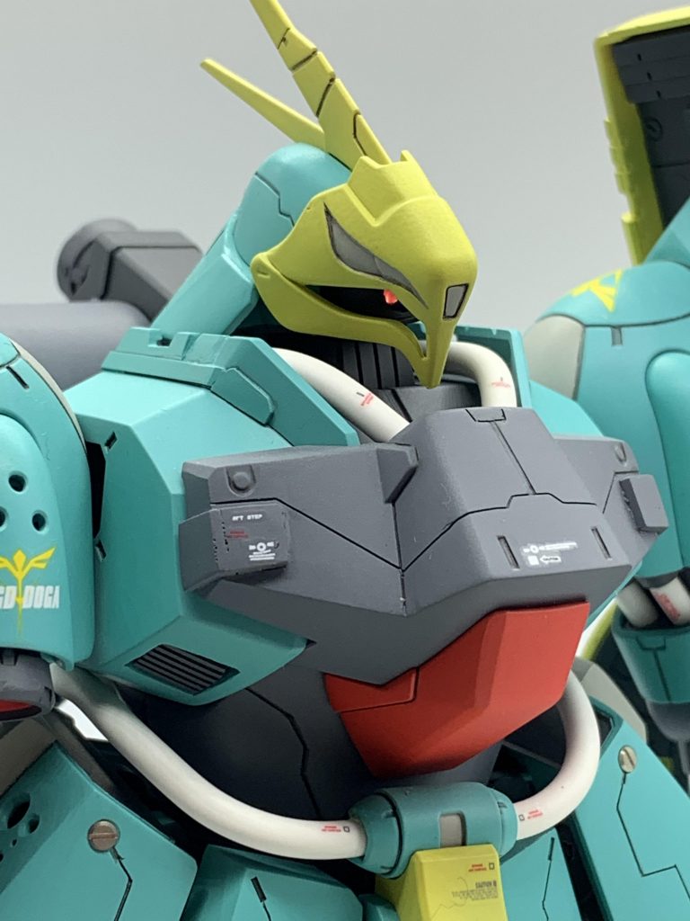 モノアイはドームに入れ換えており、光をよく取り込めて良い感じに輝いてくれます^ ^