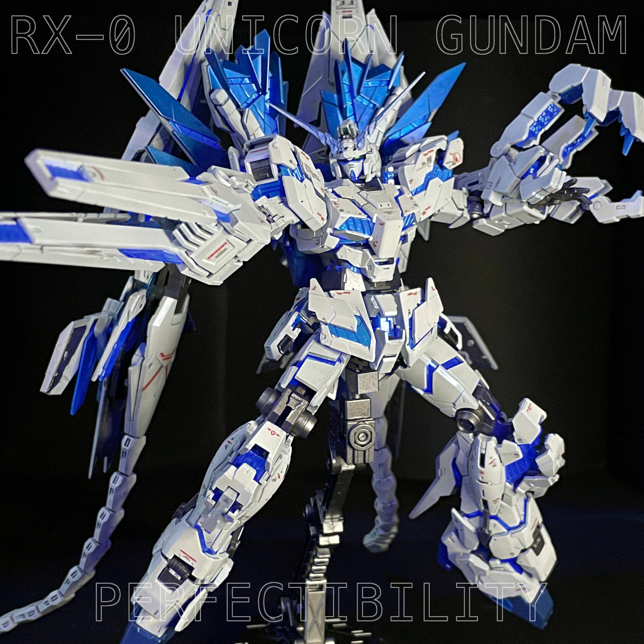 RG ユニコーンガンダム ペルフェクティビリティ 全塗装完成品 - 模型