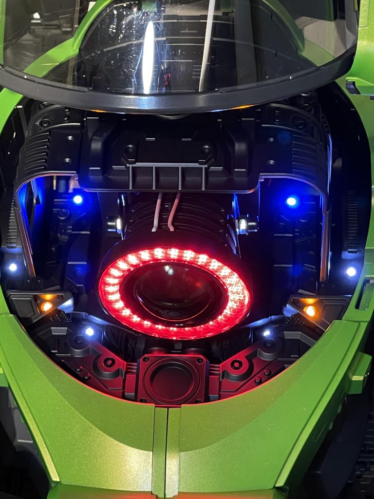 リングとLED追加あっ、、配線丸見え、、