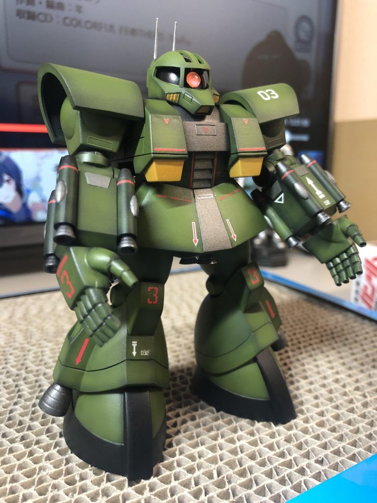 旧キット Zタイプザク–2枚目/制作者：ジョニー服部