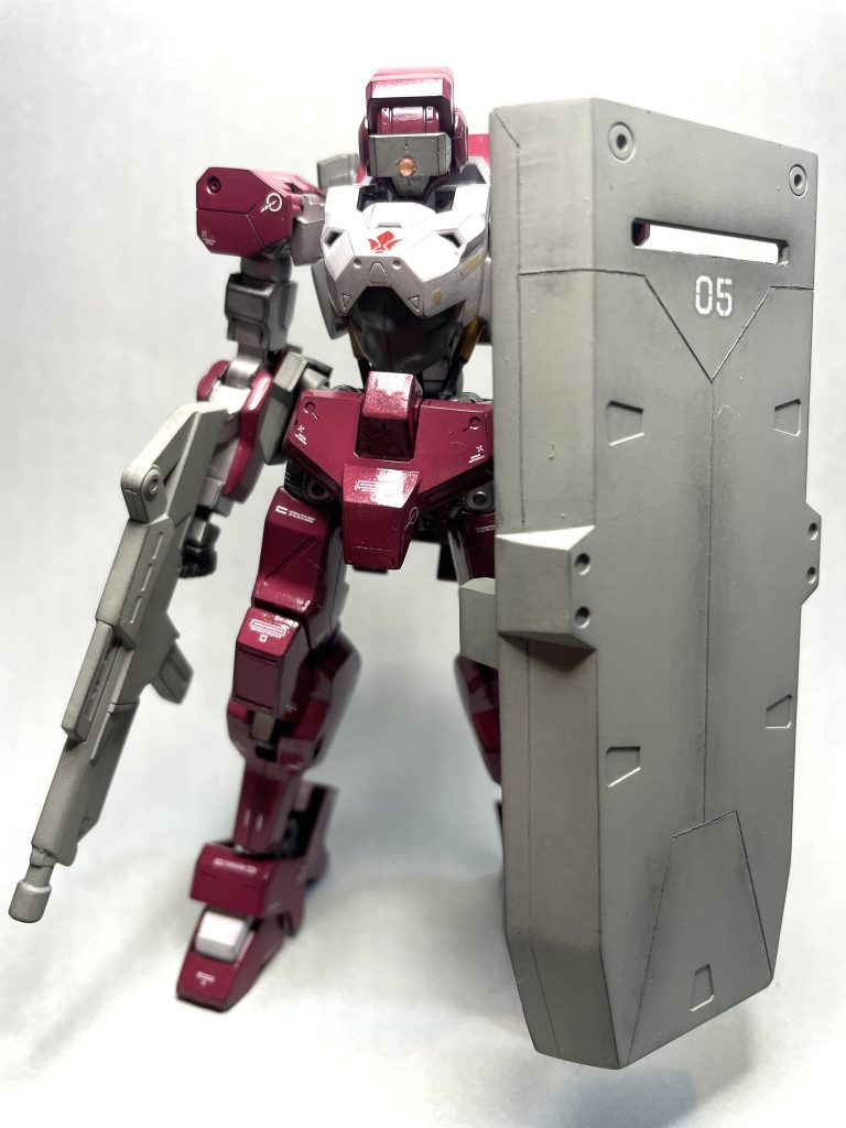 装備品を装着しての撮影。撮影方法は同様。