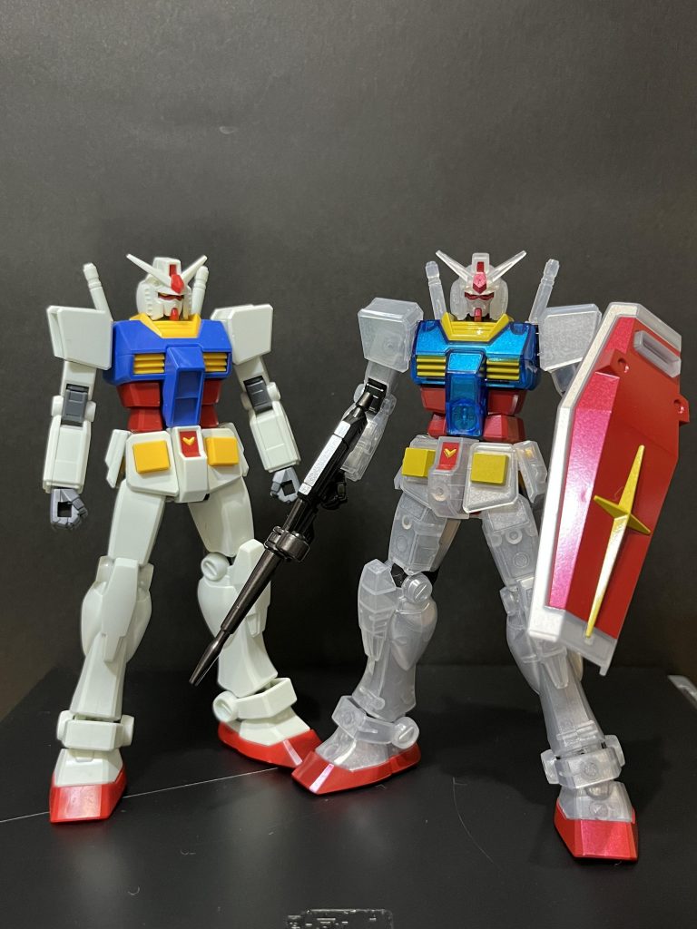 ノーマルエントリーグレード素組と2ショットクリアカラー大好き❤