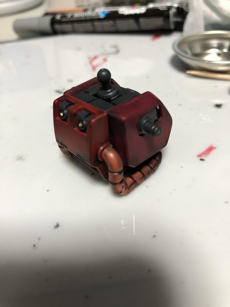 組み立てながら細かい修正