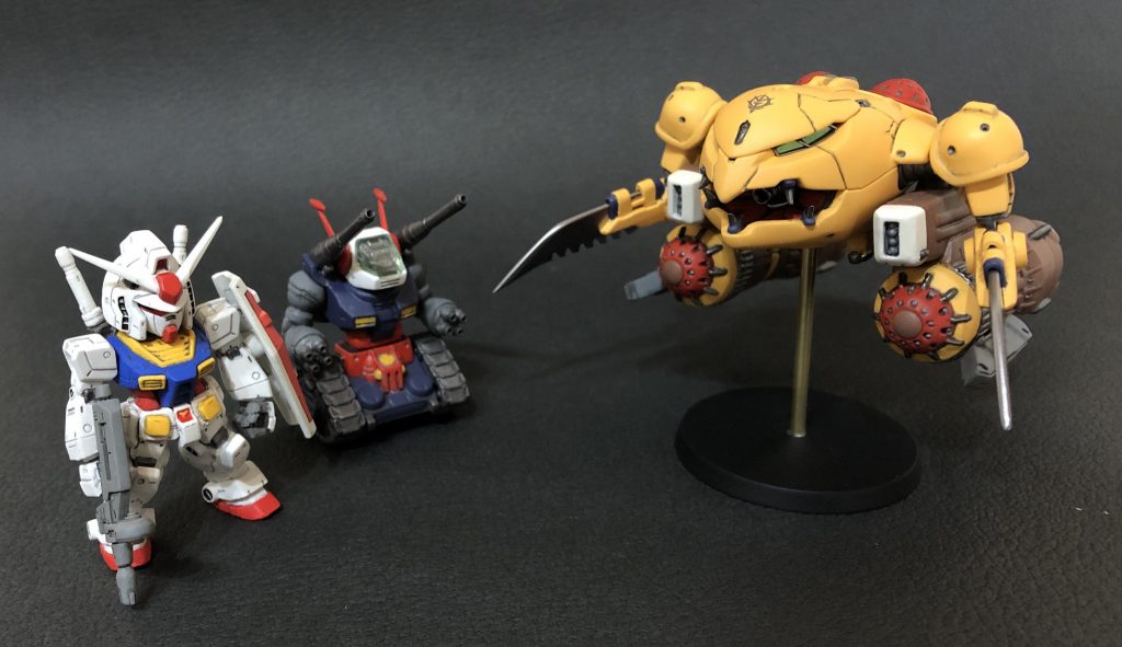 ガンダム、ガンタンクと