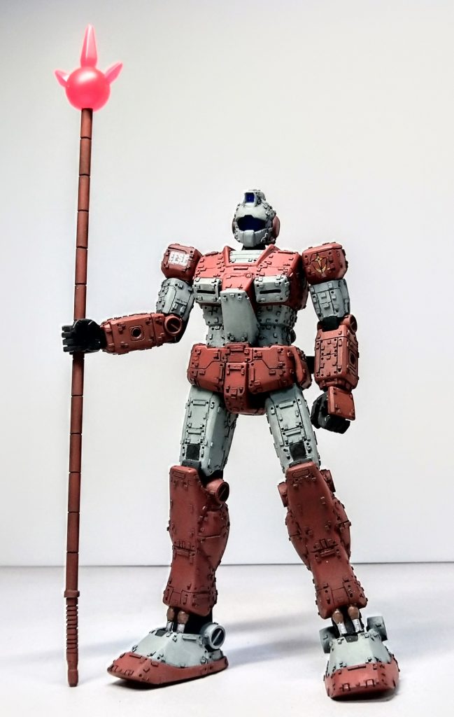 最近の設定でライトアーマーはビームジャベリンを運用しているようなので、自作してみました。