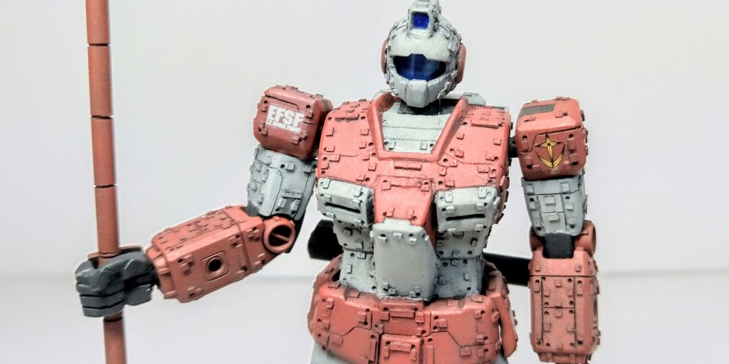 前回の予告のとおり頭部バルカンを埋めて修正しました。