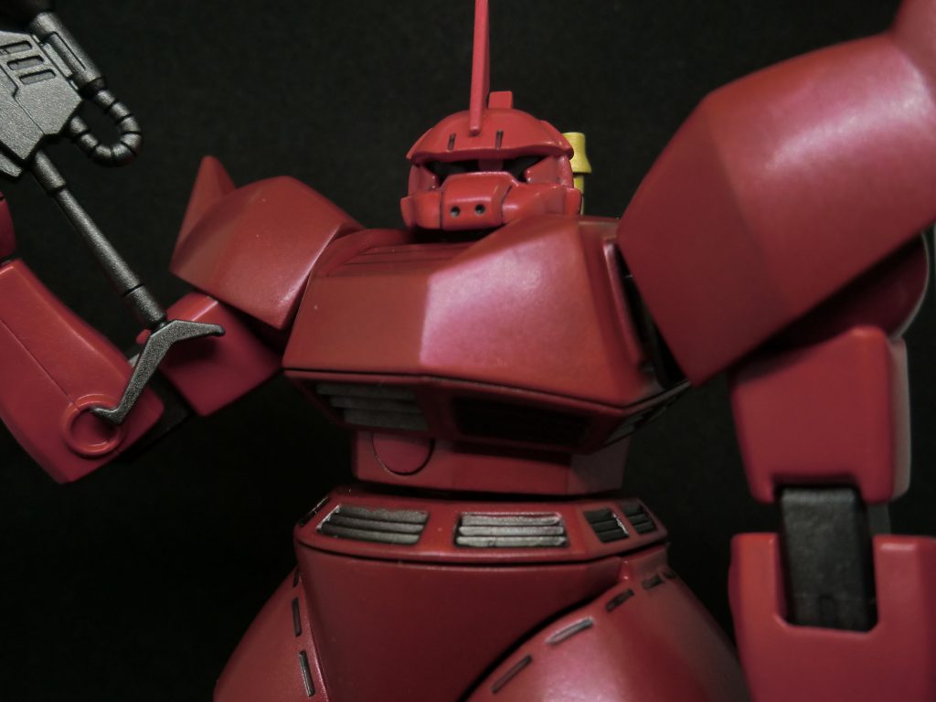 アップにはちょっと耐えられないかな?腹回りの排気口?を塗り分けたんですが、思いの外良かったですね。結構気に入ってます。