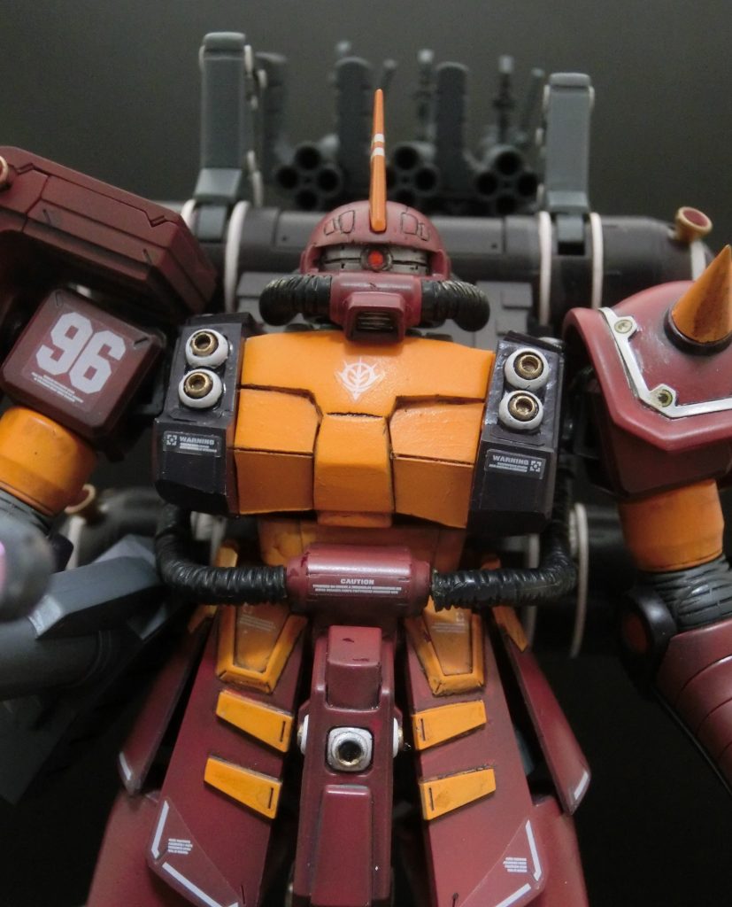 バーニアはMGを意識して作り替えました。