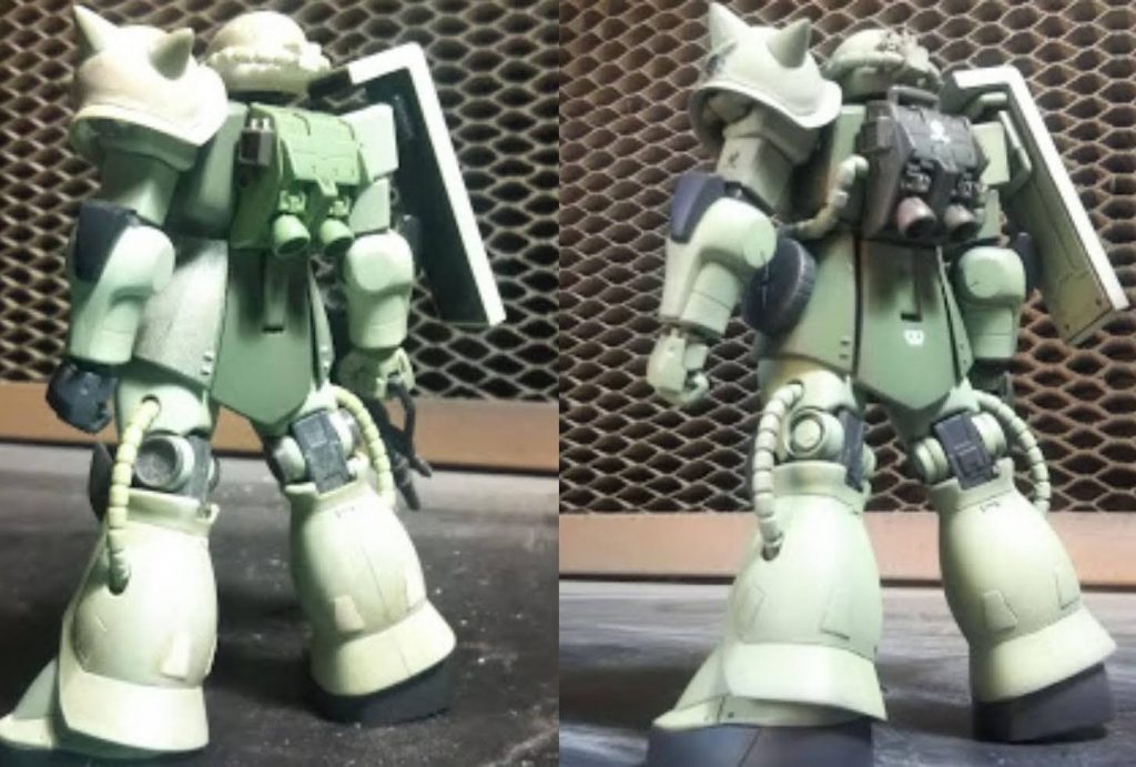 FGザクのパーツ