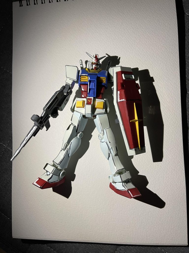 塗り終えてとりあえず最初の一枚。