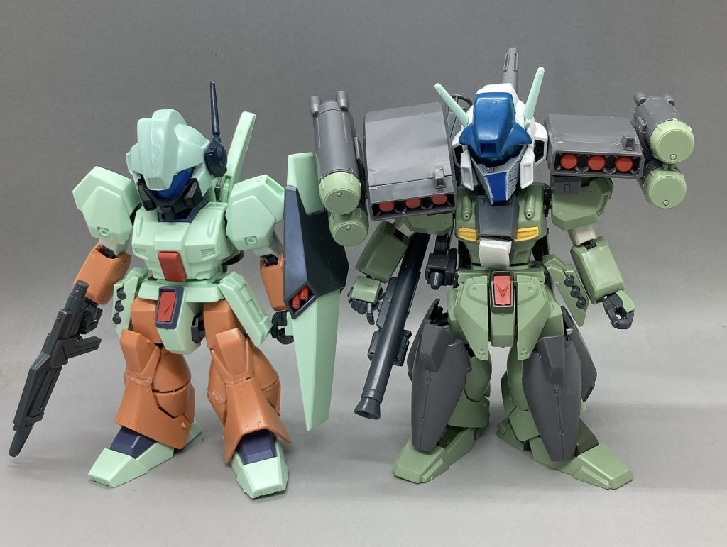 スタークジェガンの等身に揃えることが今回の目標でした。