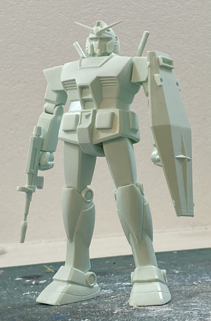 組立完成状態驚きの白さ😂