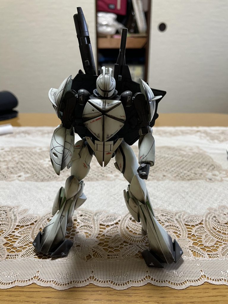 モールドは彫り直し、リアルタッチグレー3とメラミンスポンジを使い本体はメリハリを付ける様にウェザリング処理。