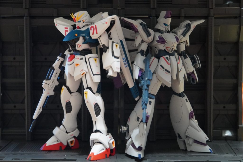 同スケールのRE/100 ビギナ・ギナとF91のMSは是非もっと増えて欲しいです。