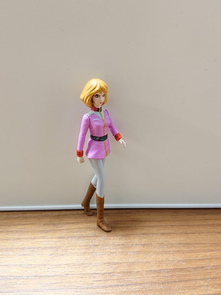 赤い口はドギツかったっすね、なんかハマーンみたいな冷ややかな目に😅