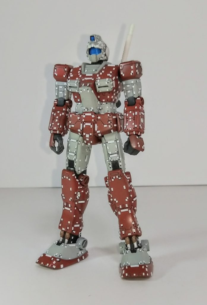 いつものようにプラ板チップを張り付けました。