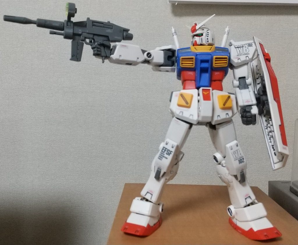 ビームライフルを構えてパシャリpart2。