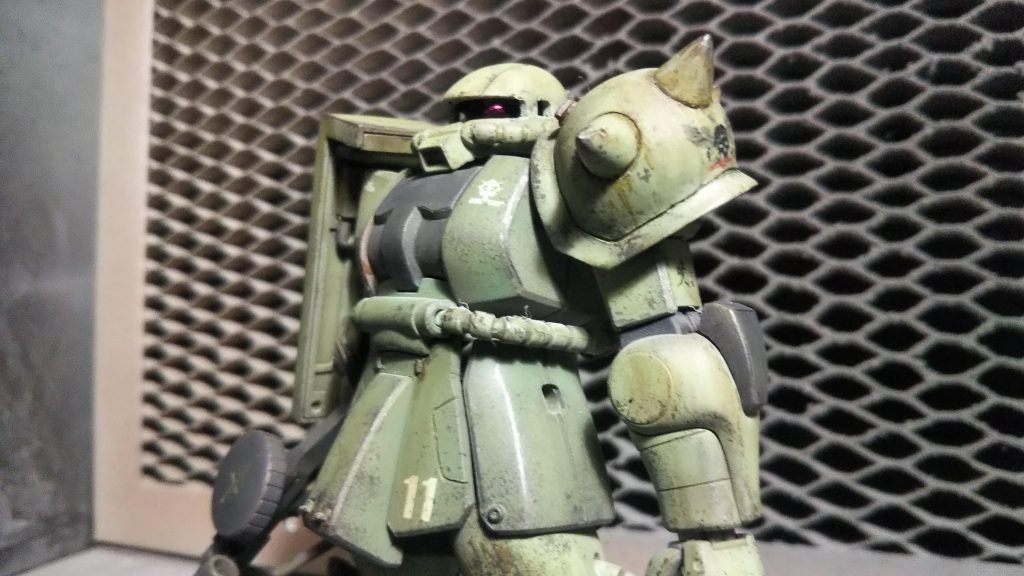 塗装後　ガンガン汚して完成です(^^♪ご観覧ありがとうございました!!