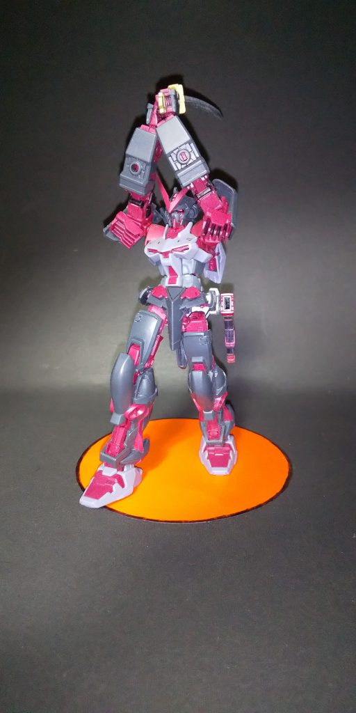 上段の構え 手首を角度付いたもに変更したいでも新規の肩ジョイントのお陰でポージングの幅が広がった気がします