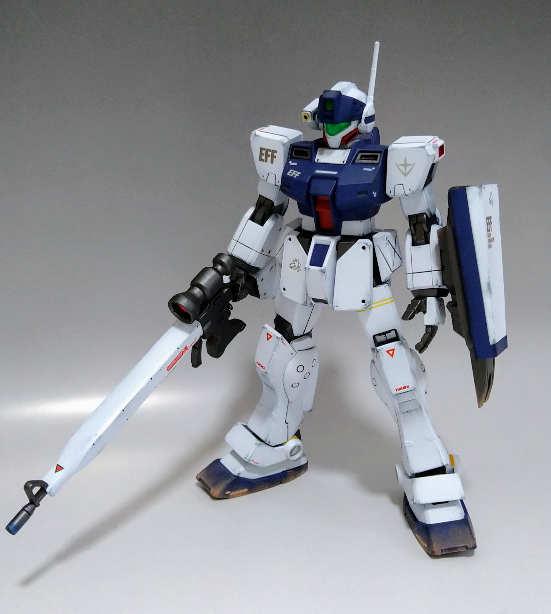 プレミアムバンダイ限定MG 1/100 ジムスナイパーⅡ(WD隊)ガンプラ完成 