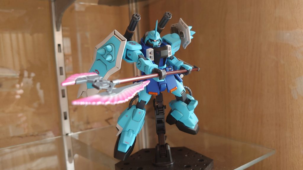 アニメでの登場シーンはわずかでしたけど、すごく格好良くて好きなMSでした。イザークが乗れば最新のMSとも互角に渡り合えるんだな～と思った瞬間でしたね。