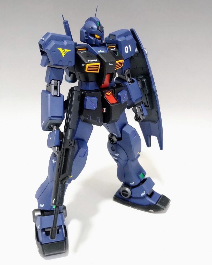 3/16追記。肩にガードを追加。ジムⅢのパーツを流用しました。