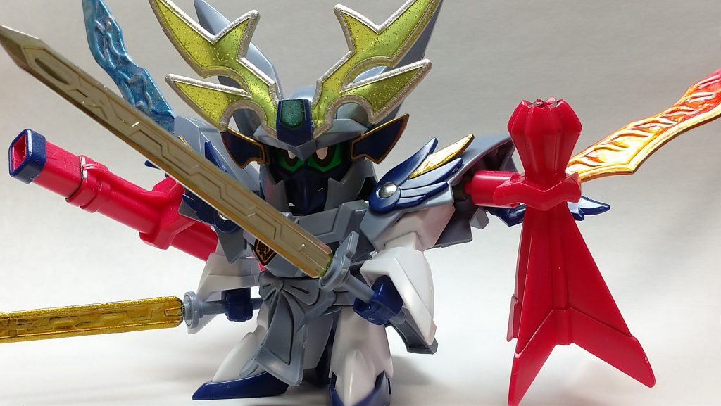 「煌冥の鎧」装着。塗装は剣と角飾りをメインにしました。