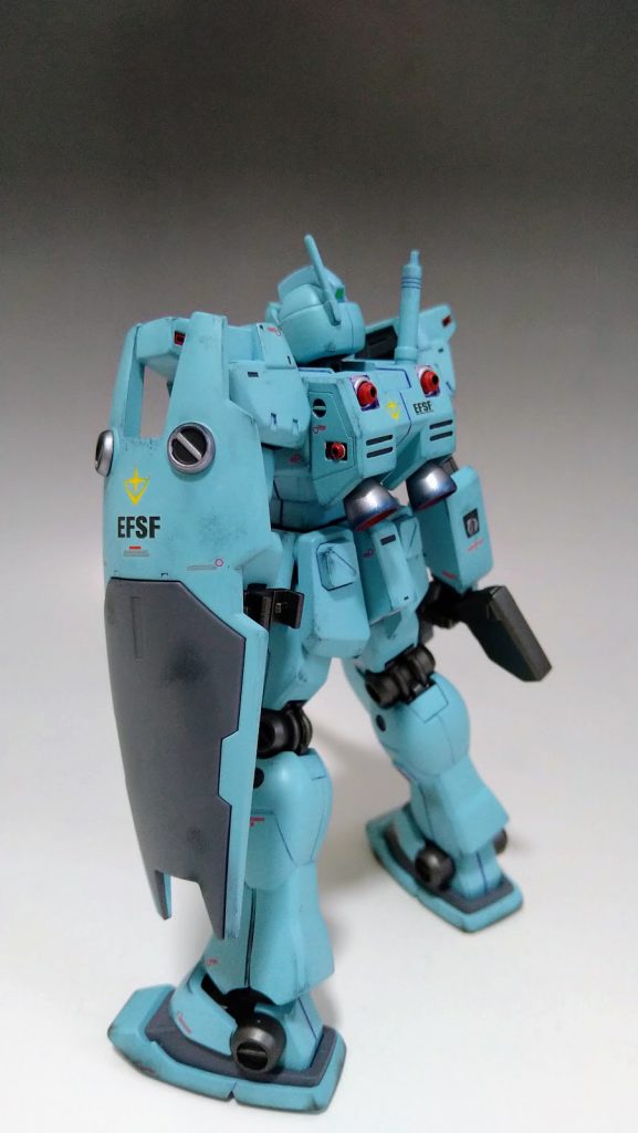 バーニア、シールド、足はウェザリングマスターを使用しました。