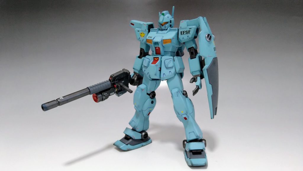 デカールはDX01、その他もろもろを使用しており、アルビオン隊のエンブレムを貼りました。