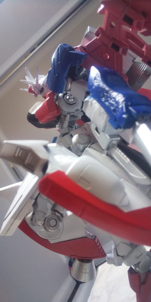 煽って撮る。ヴィダールの肩はパテで埋めればよかったなあと今さら思う。