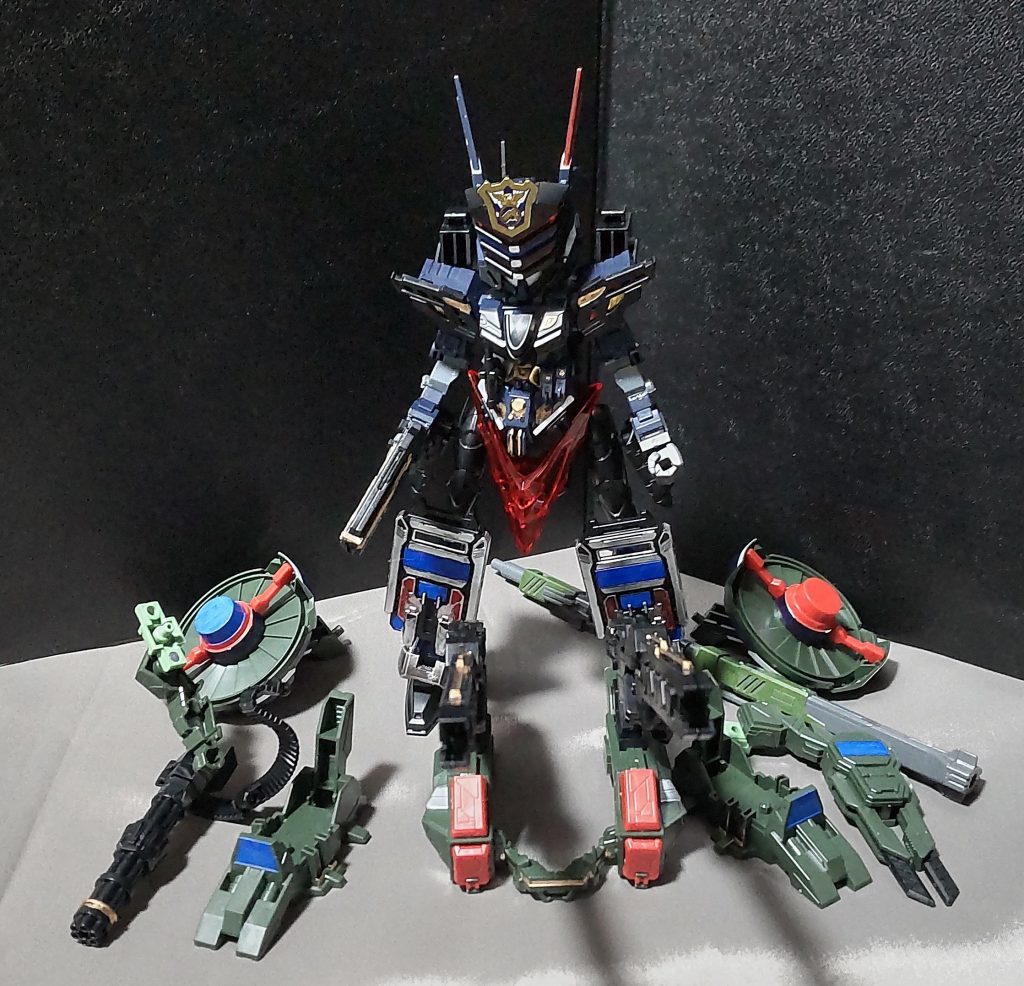 それでは、フルアーマー形態のグゥレイトォ！な武装合体をしてみましょう。