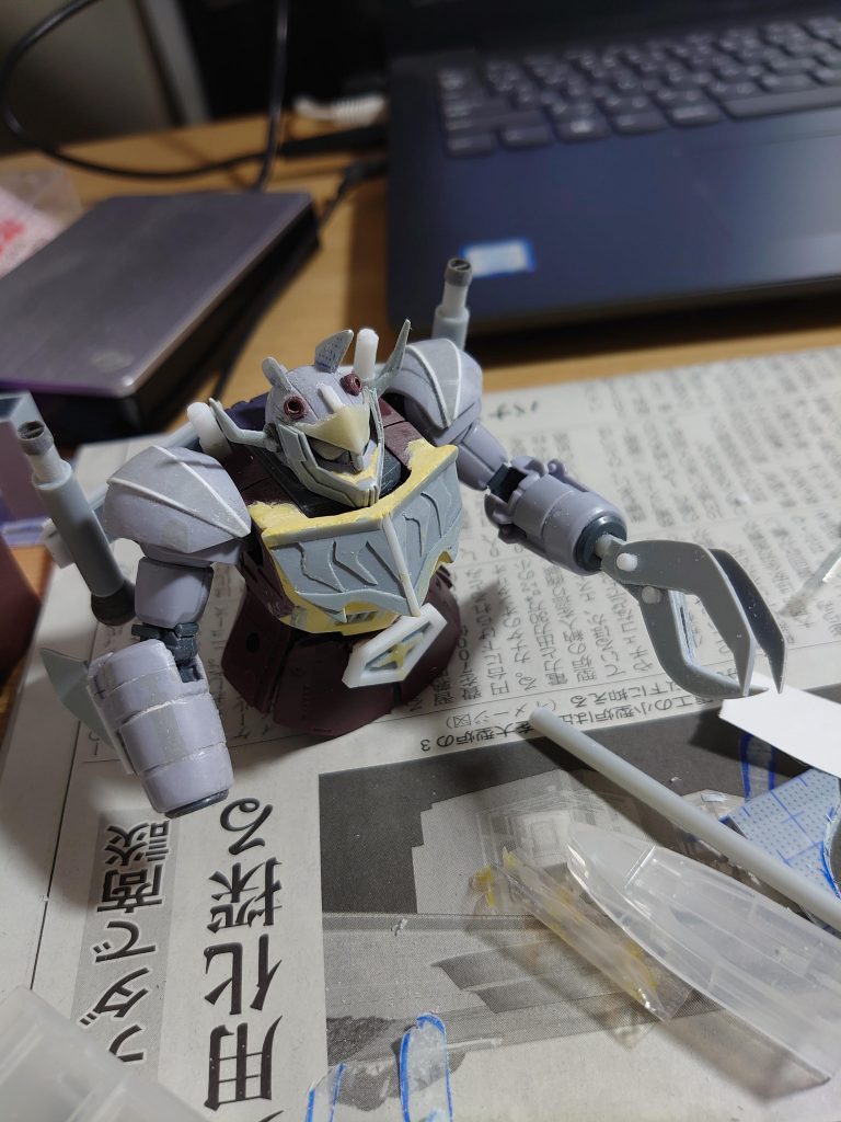 モビルフォースガンガル 強化改良型 ズク–2枚目/制作者：ベアーる