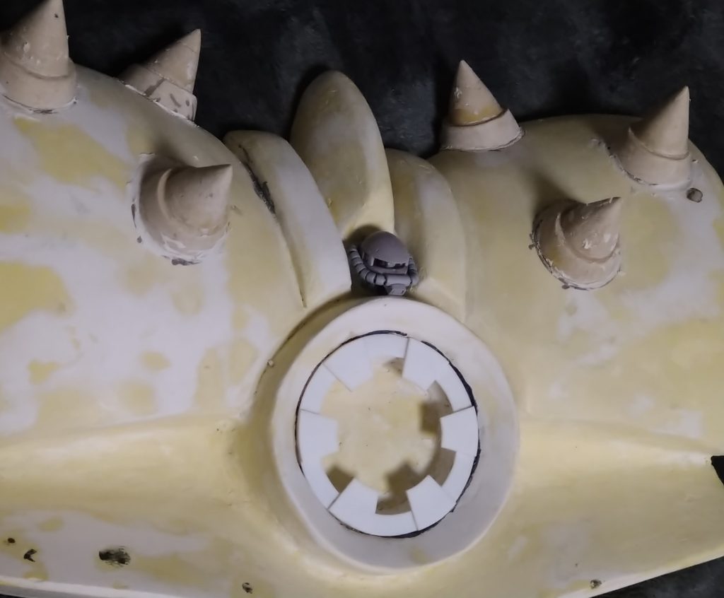 トゲトゲなど追加して完成です