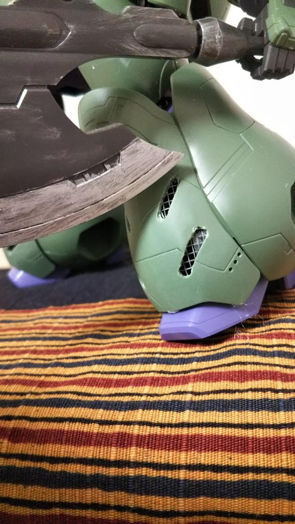 ディテールくり貫いて網戸シート貼り付け