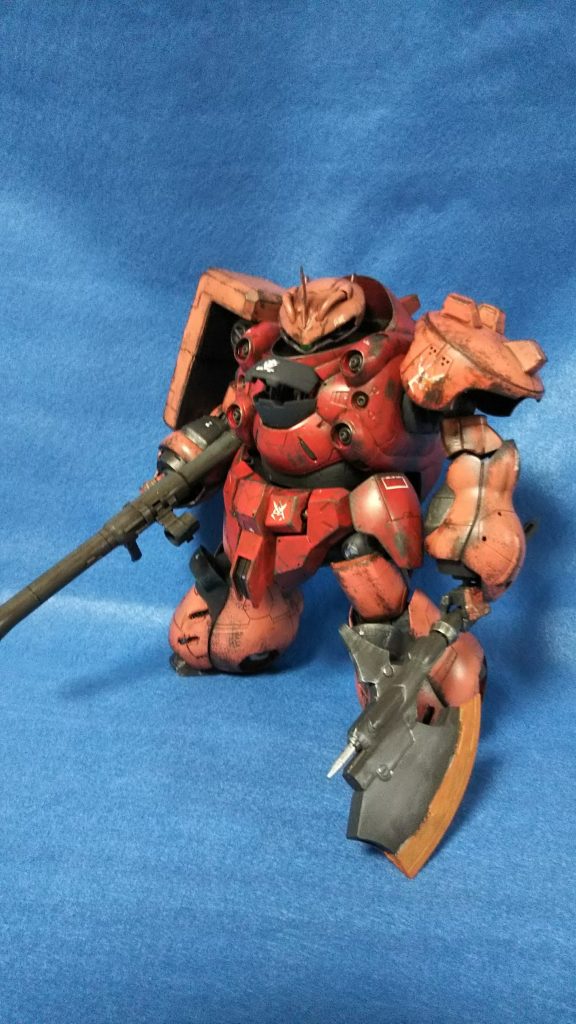 ファレホ筆塗り　お気軽汚し　斧とバズーカ所持