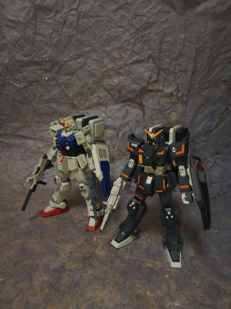 HGUC陸戦型ガンダムとツーショット