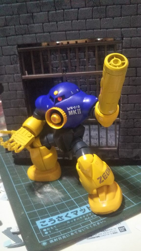まぁ、ズゴックでロックマンのボスキャラのエアーマン作りましたwwあまり稼働しません。
