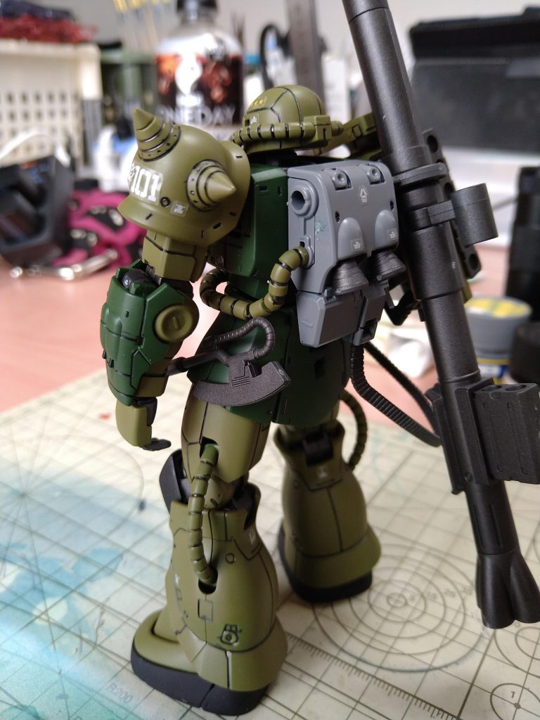 the origin版ザクⅡデニム機–4枚目/制作者：@shihuku_1990