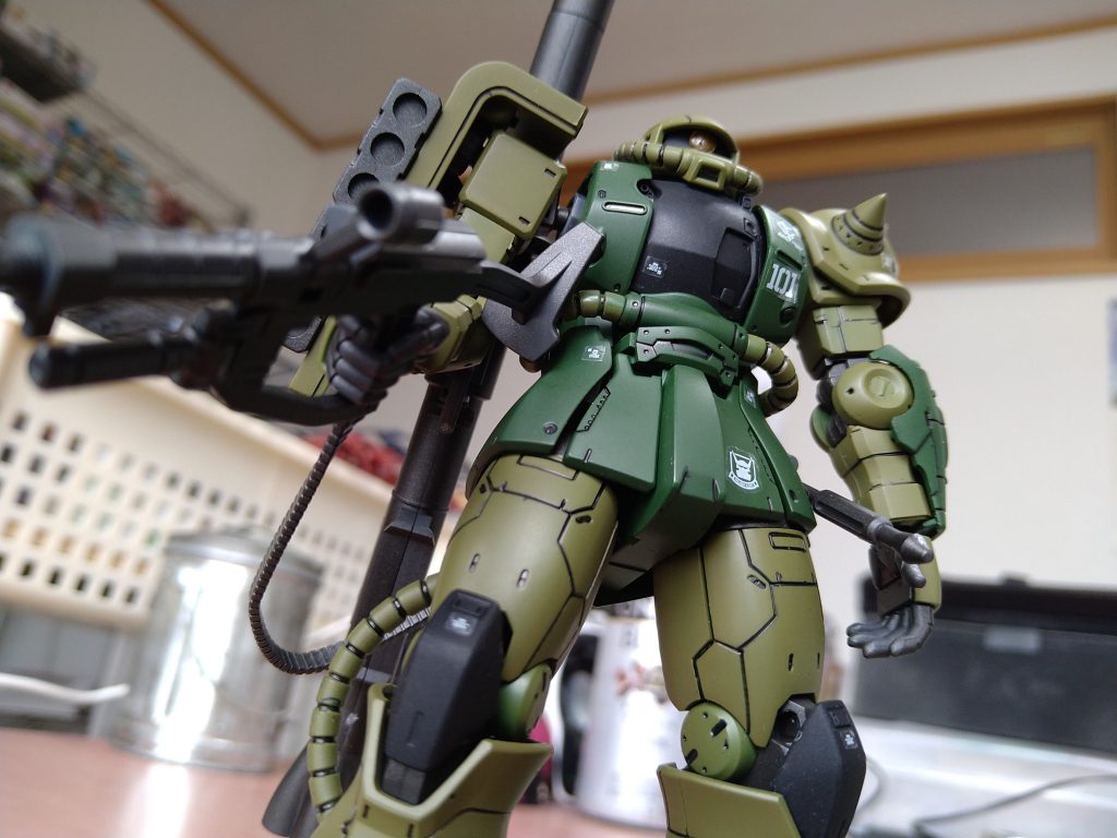 the origin版ザクⅡデニム機–3枚目/制作者：@shihuku_1990