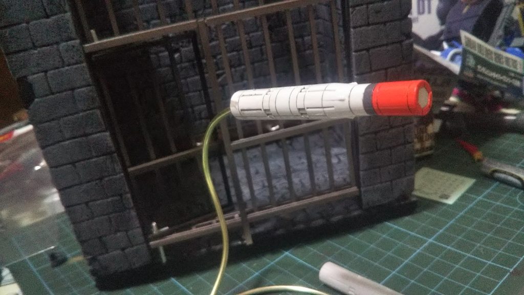 オレンジとグレーだけ塗装