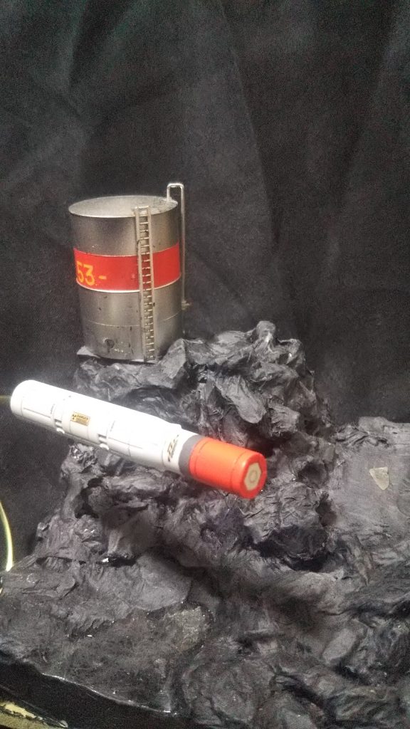 後日談ですがガンスタさんに作品アップした直後、震度6の地震やっぱりおもちゃでも悪い物はダメなんだね。地球が怒ってる。