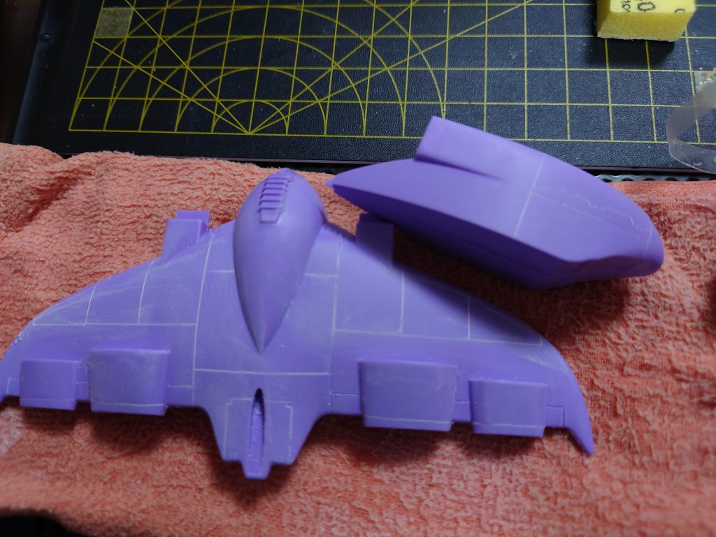 単純作業なスジボリ追加、あまり上手く出来ないな(汗)オイラはあんましセンスがないです